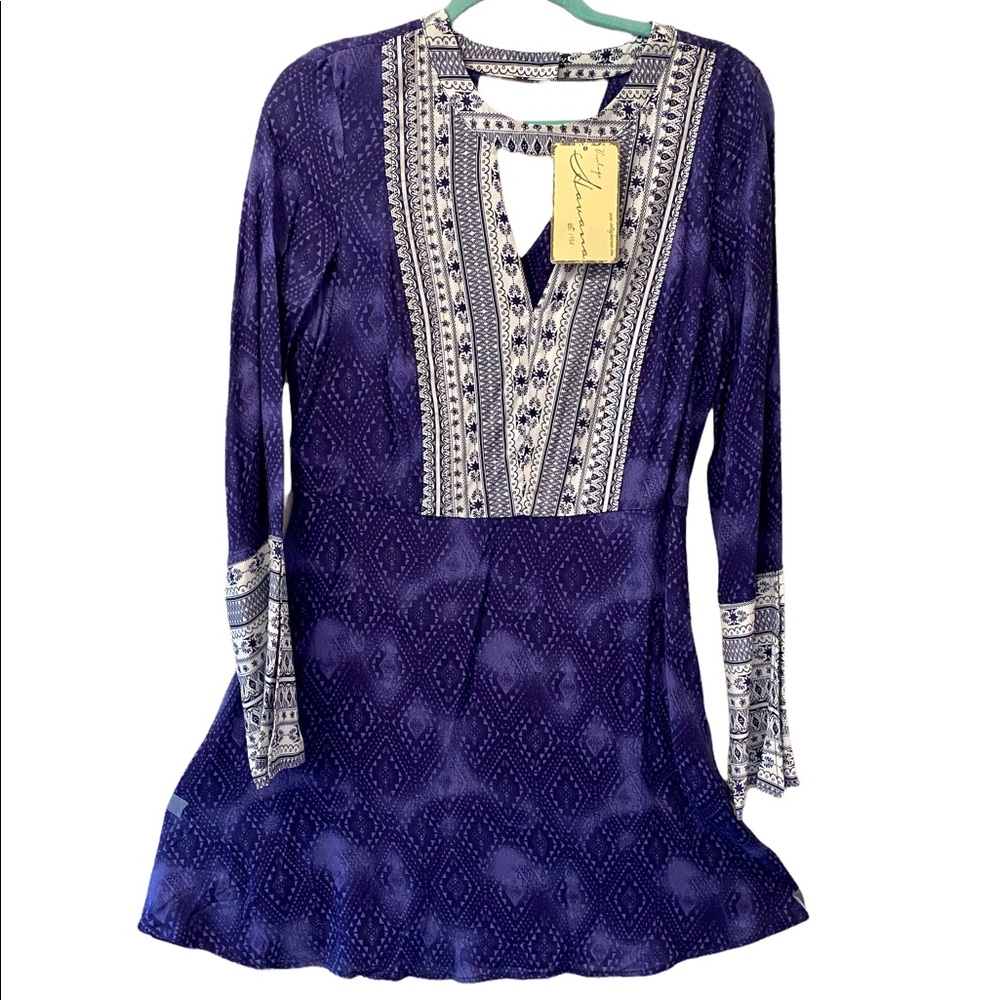 Savanna summer navy & white dress